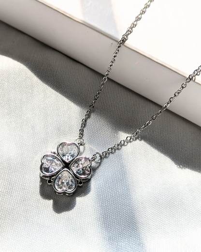 4-Pcs Diamond Heart Necklace