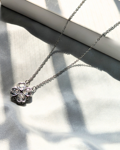 4-Pcs Diamond Heart Necklace