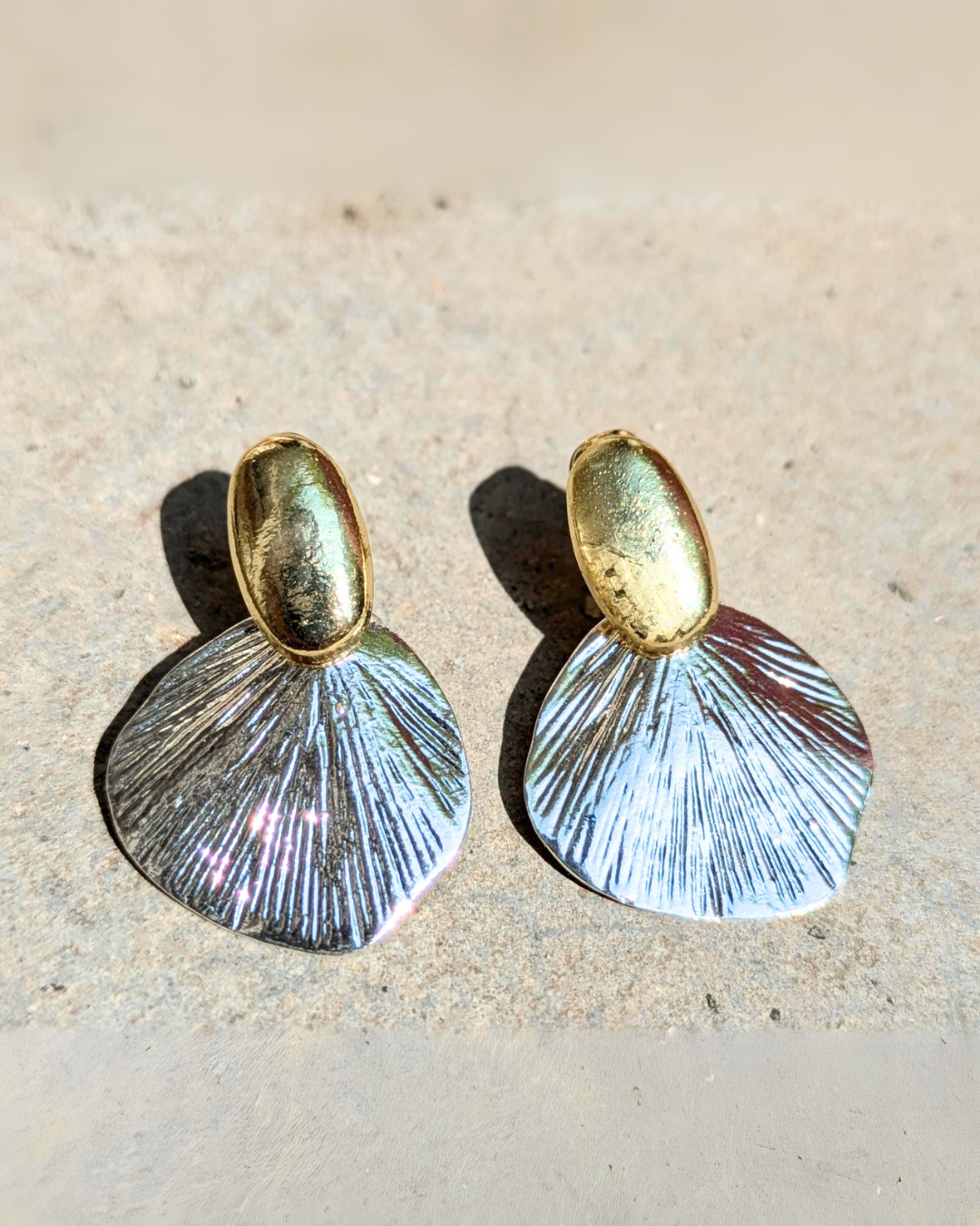 Bling Shell Earrings